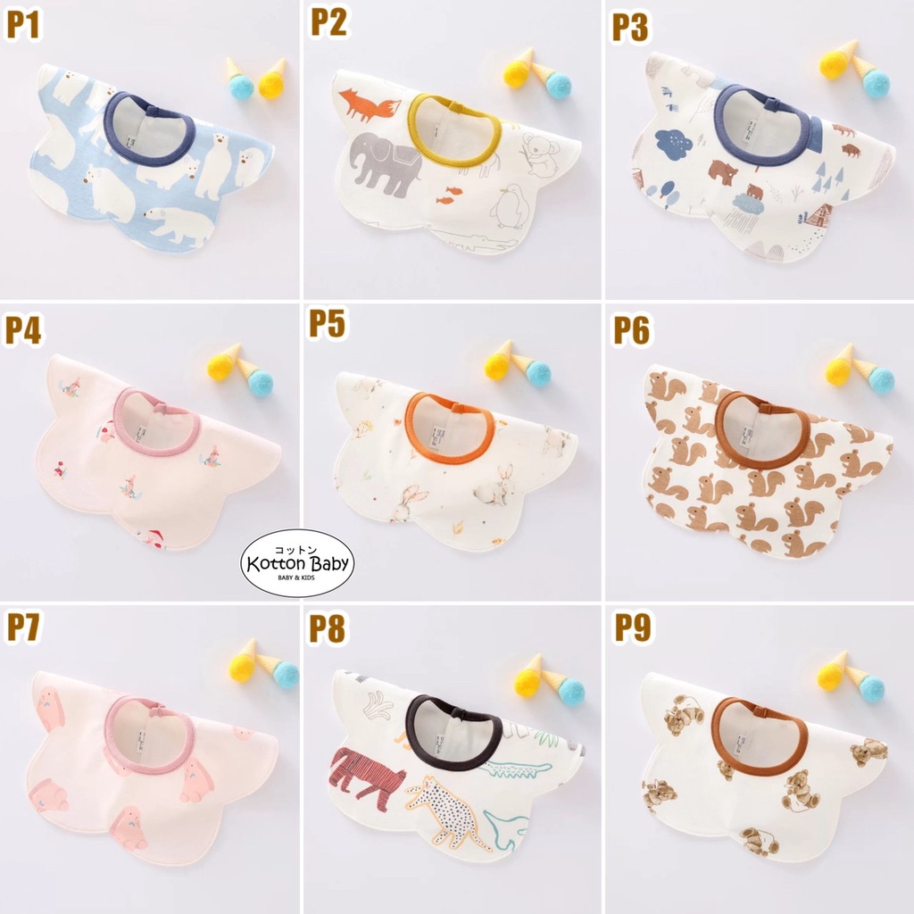 Premium BIB SLABBER BUNGA BAYI SET CELEMEK TATAKAN LIUR ANAK NMD P catalog