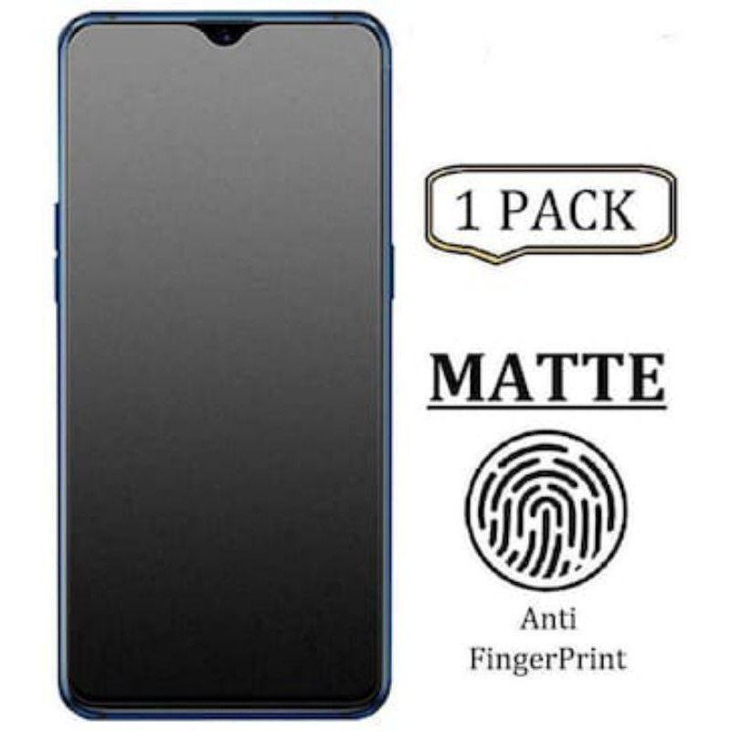 Temper glass matte glass Anti glare Anti minyak full lem