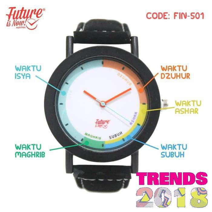 [ FIN-501 ] JAM TANGAN SHOLAT MUSLIM - JAM TANGAN SHOLAT 5 WAKTU