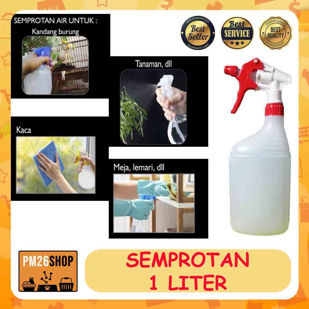 Semprotan Burung 1 Liter Botol Spray 1 L Sprayer Mandi Burung 1 Liter