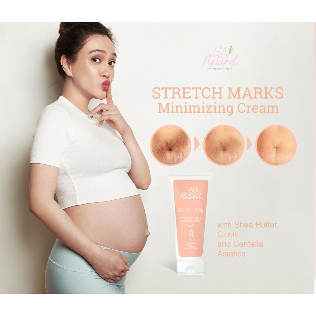 SA NATUREL Stretch Mark Minimizing Cream - CREAM UNTUK STRETCH MARK / SELULIT BPOM