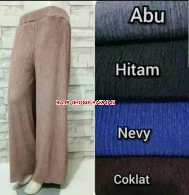 Celana Kulot Babat Panjang BB 50kg-120kg/Big Size/Standar(XL)/Asli Jumbo(XXL)