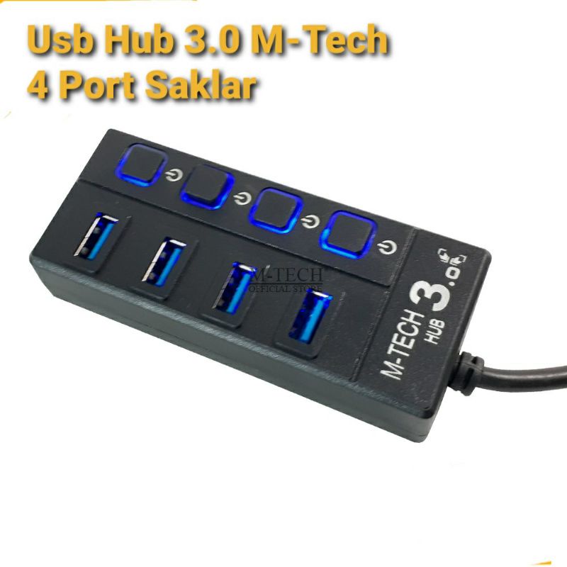 KABEL USB HUB 3.0 M-TECH 4 PORT / USB HUB 3.0 DIGIGEAR 4 PORT 1.2M