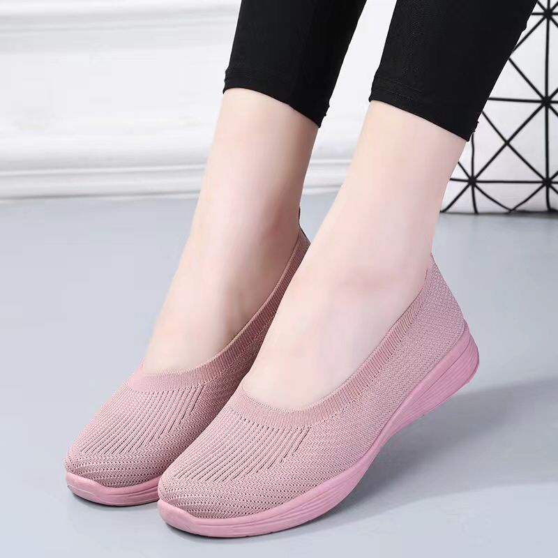 Permata  Sepatu Slip On Wanita Import A02 Premium Quality  Fliknit Shoes