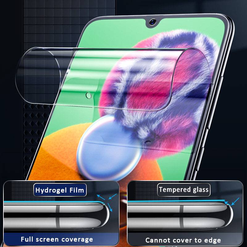 100D full cover Hydrogel Film for vivo V15 Pro Y91 Y93 Y95 Y97  Y17 Y12 Y11 2019 Soft Screen protective film not glass