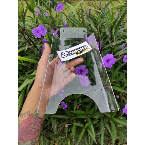 tatakan lumpur penahan lumpur mika penahan lumpur mika tahanan lumpur rxking rx king rxspecial bahan akrilik bening tebal-2