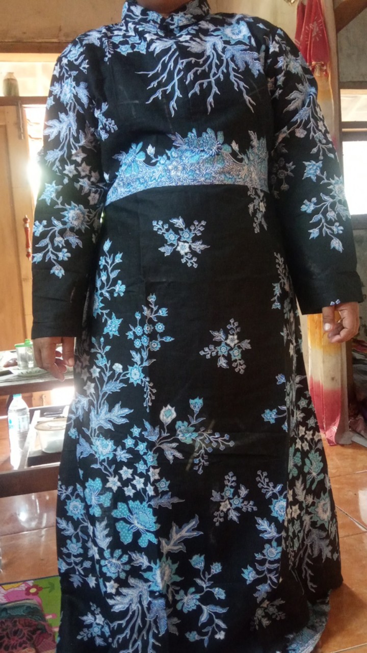 Batik Couple Keluarga Maura Couple Sania Ruffle Ori Ndoro Jowi Dnt Cibulan