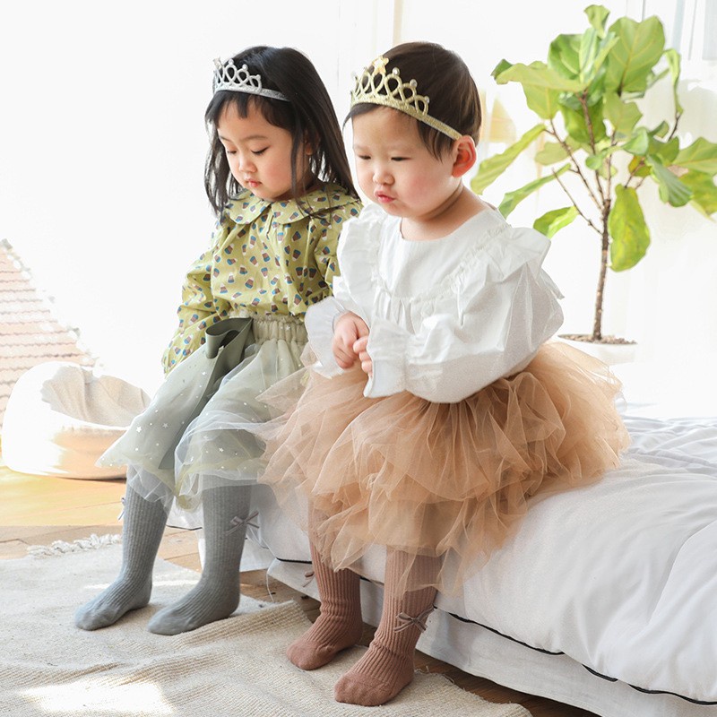 0-4thn | LEGGING STOCKING RIBBON BAYI ANAK / CELANA ANAK PEREMPUAN SOFT IMPOR Catalog QN QBD