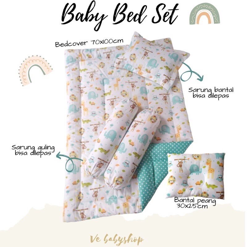 Newborns Cot Baby Quilt Cover With Filling 180*120cm Cotton Baby
