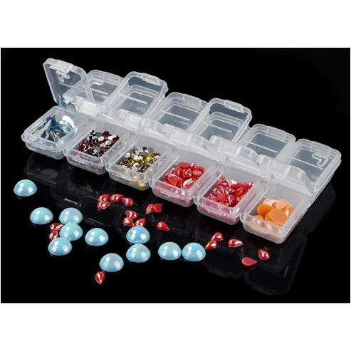 12 Compartment Jewelry Storage Box (12 cells)