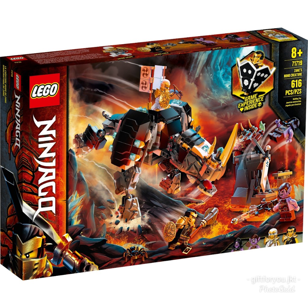 Lego Ninjago Zane’s Mino Creature Playset Mainan Ninja Bricks Original No. 71719