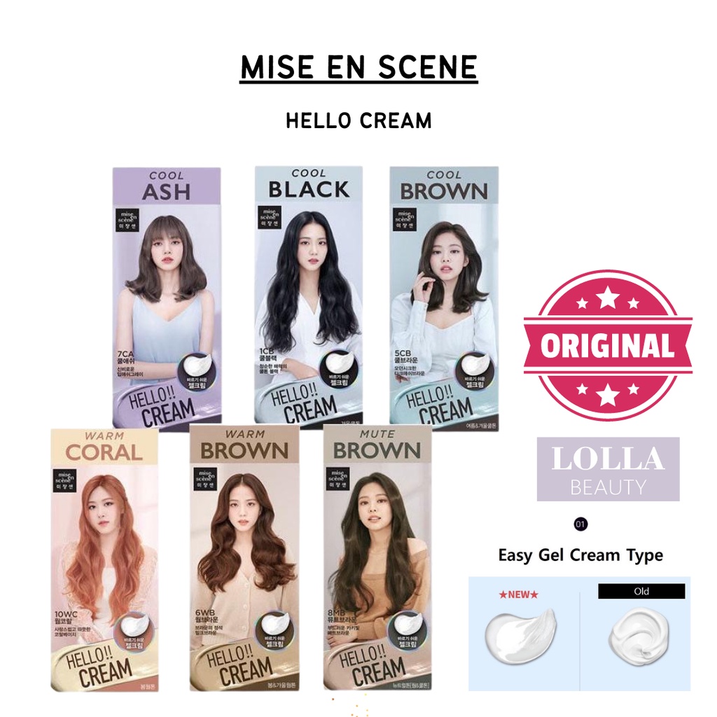 MISE EN SCENE - Hello Cream Hair Coloring