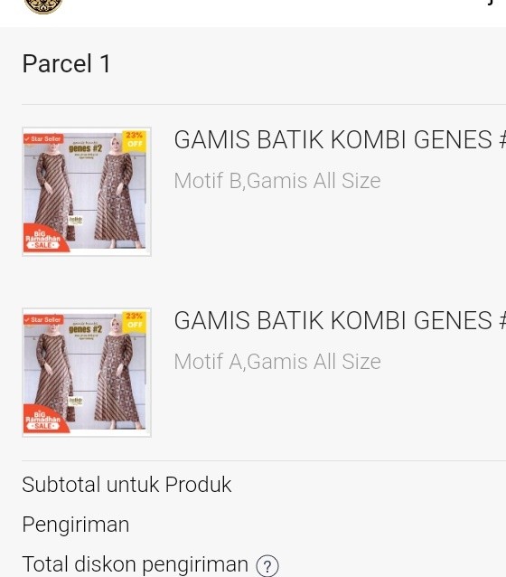 Gamis Batik Kombi Genes #2 Batik Wanita Baatik Muslim Seragam Batik Katun Solo Batik Cewek Cantik