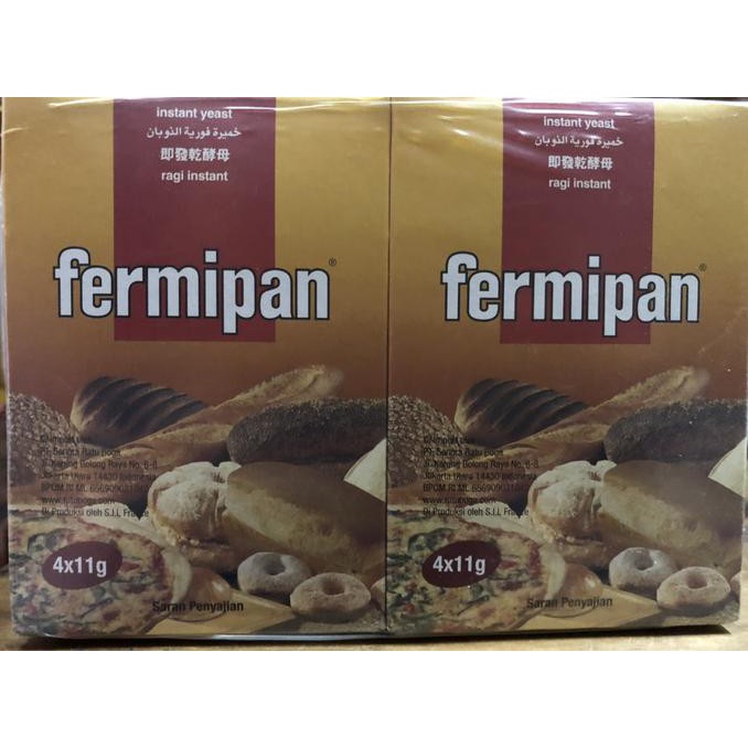 

Fermipan / Ragi Instant / Instant Yeast 11gr x 4pc BERGARANSI Kode 680