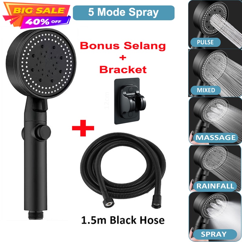 ( BISA COD ) shower kamar mandi 1 set terbaru stanlis 3 IN 1  / shower kamar mandi air kencang / Kran Shower Kamar Mandi / Hand Shower Set / kepala shower / shower mandi full set murah / shower / sower