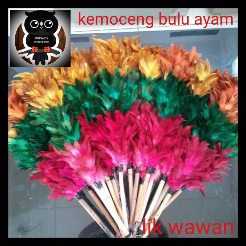 kemoceng bulu ayam ukuran kecil, kemoceng, sulak