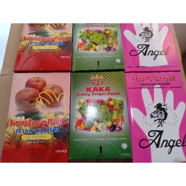 ✿ELYSABETHME✿ (Isi100) sarung tangan plastik untuk masak makanan higienis bersih bebas kuman