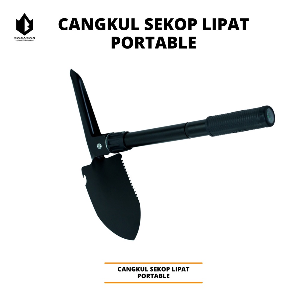 Sekop Lipat Mini Murah - Folding Shovel - Sekop - Cangkul Lipat