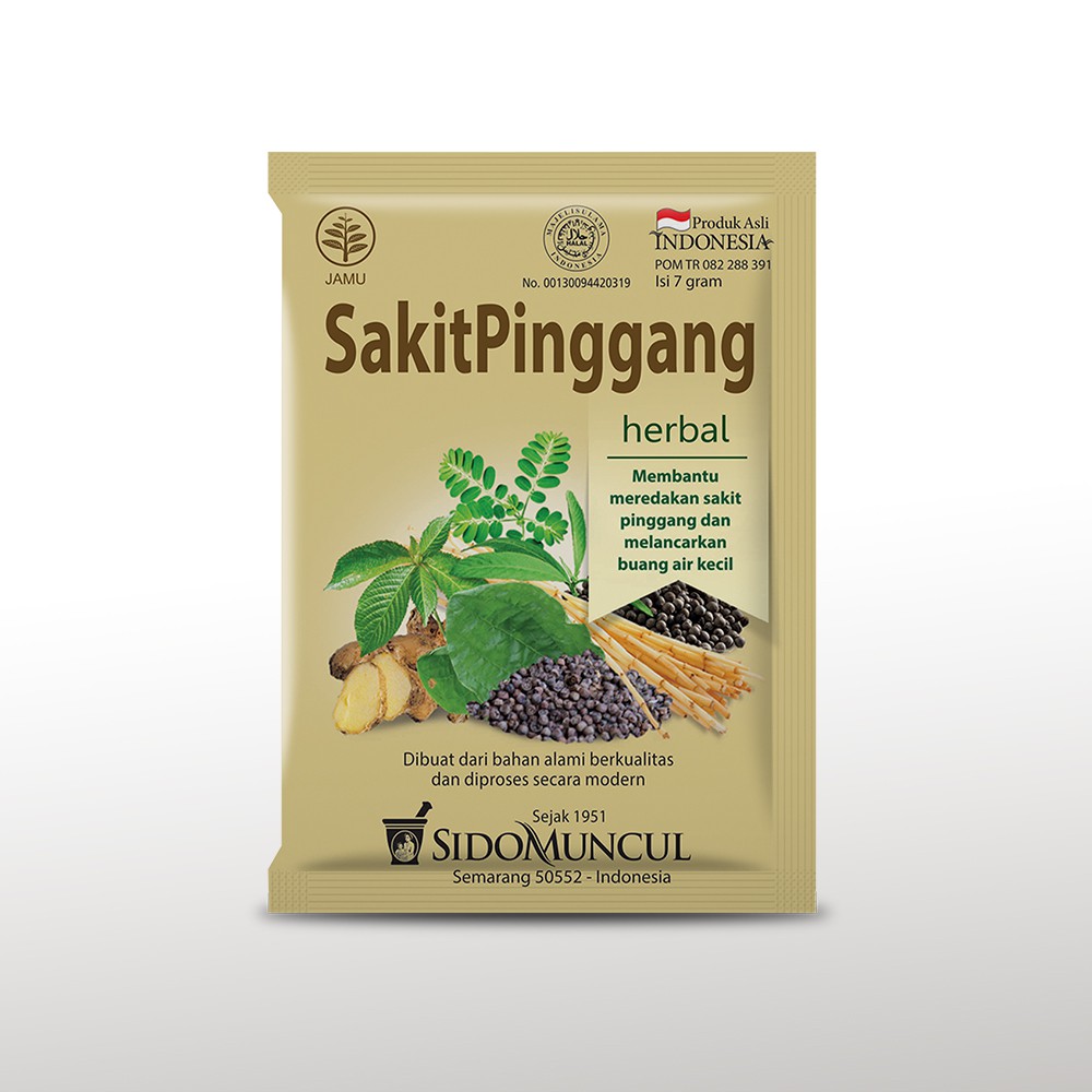 Sido Muncul Jamu Sakit Pinggang 10's - Nyeri Pinggang &amp; Sendi