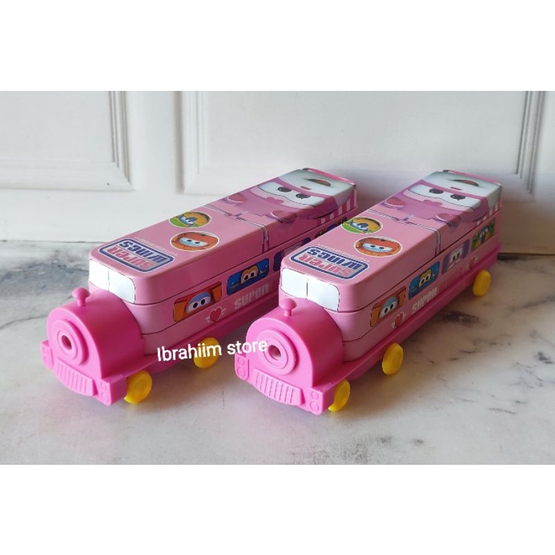 TEMPAT PENSIL MODEL KERETA API TERBARU / KOTAK PENSIL KARAKTER KERETA API UNTUK ANAK LAKI-LAKI