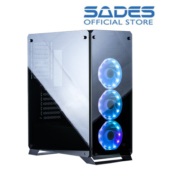 Sades Incubus Plus RGB Fan Full Tempered Glass