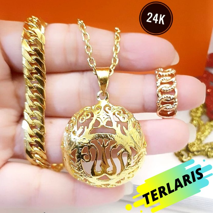 Perhiasan Titanium 1 set JW115