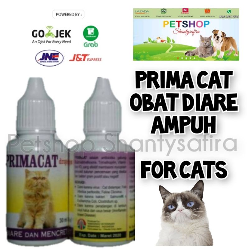 PRIMA CAT DROPS 30 ML- OBAT DIARE KUCING