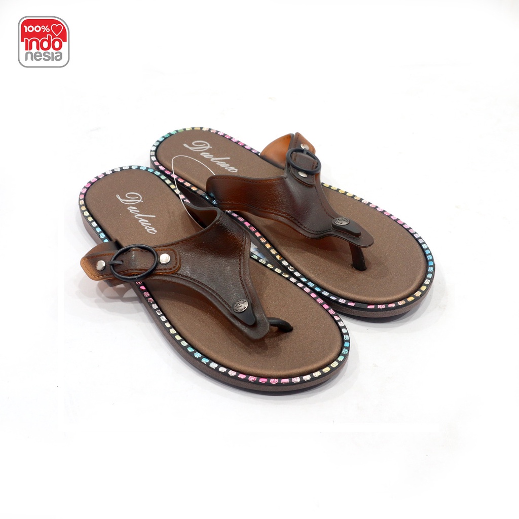 SANDAL JAPIT DEWASA DULUX CEWEK 36-40 RANDOM - SANDAL ANAK MOTIF