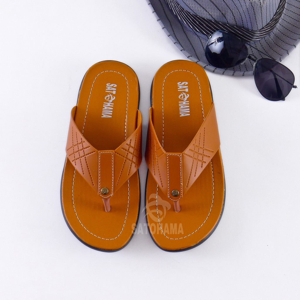 Satohama Sandal Pria Sandal Santai Sandal Japit Pria Sandal Termurah Sandal Terlaris