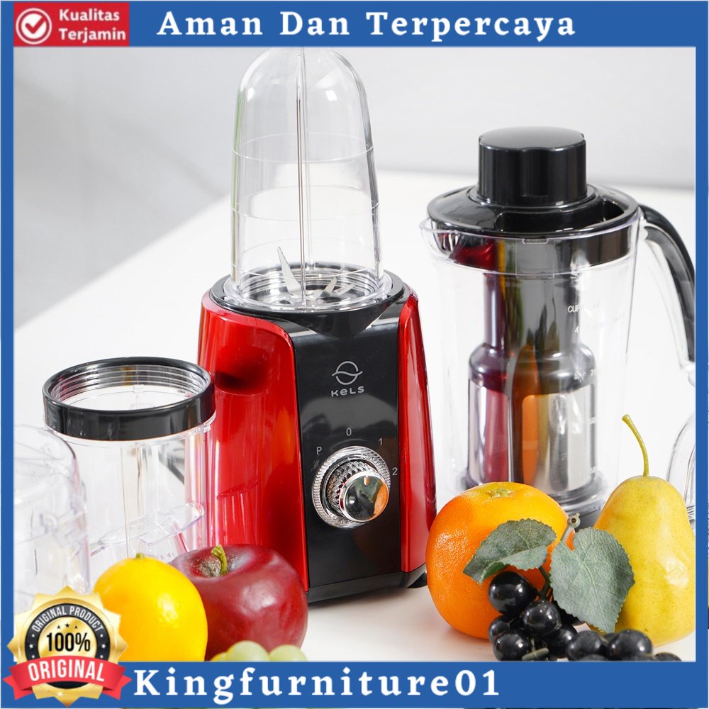 Kels Nova Set Mini Blender - Merah
