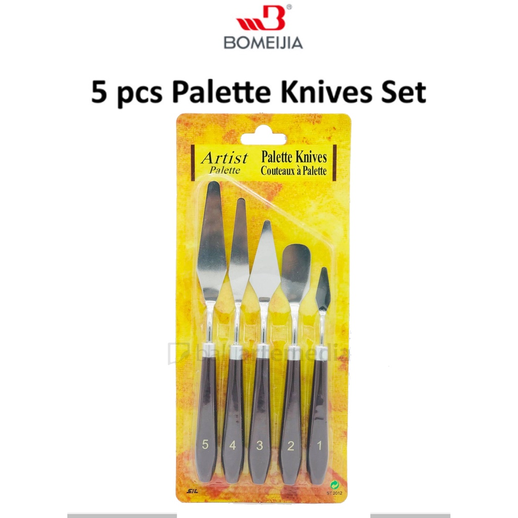 BOMEIJIA Artist Palette Knifes Set of 5