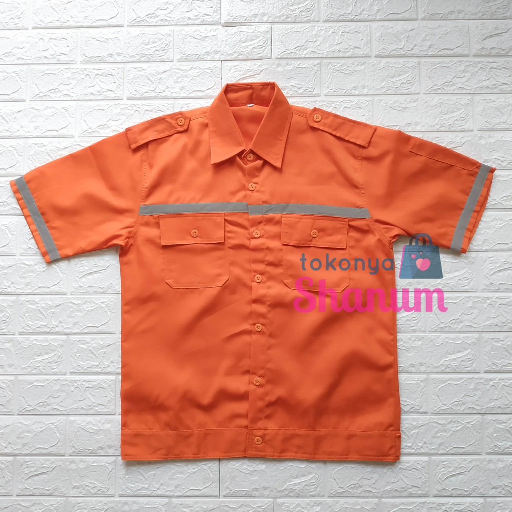 Baju Safety Atasan Lengan Pendek Wearpack Ready 14 warna