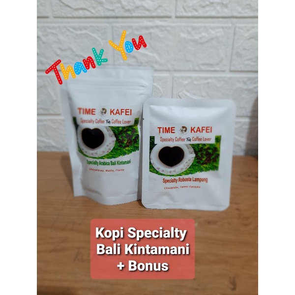 

KOPI BALI KINTAMANI ORIGINAL SPECIALTY GRADE 1 FULL WASH 100g BIJI/GILING MEDIUM +BONUS SPECIALTY10g