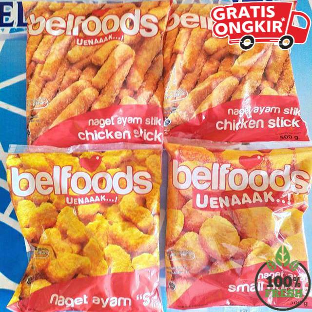 

NAGET BELFOOD 500gr/ NUGGET BELFOODS / NUGGETS BELFOODS UEENAKKK 500GR