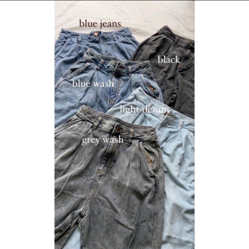 GU uniqlo baggy boyfriend jeans