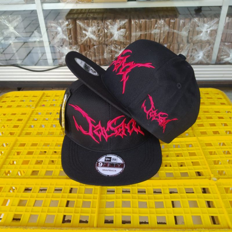 Topi Snapback metal distro pria Bordir jasad