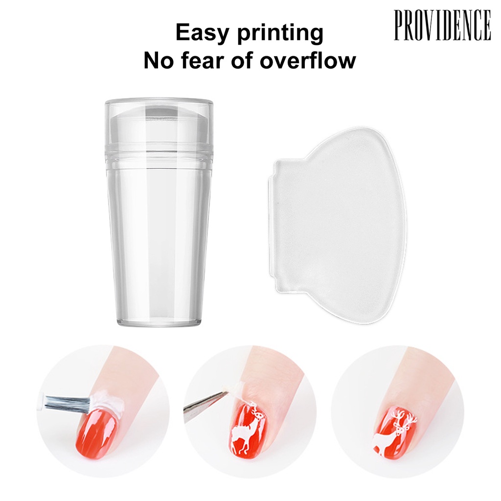 Providence 1 Set Dust-proof Nail Seal Practical Plastic Portable Lid Design Finger Nail Art Seal for Home