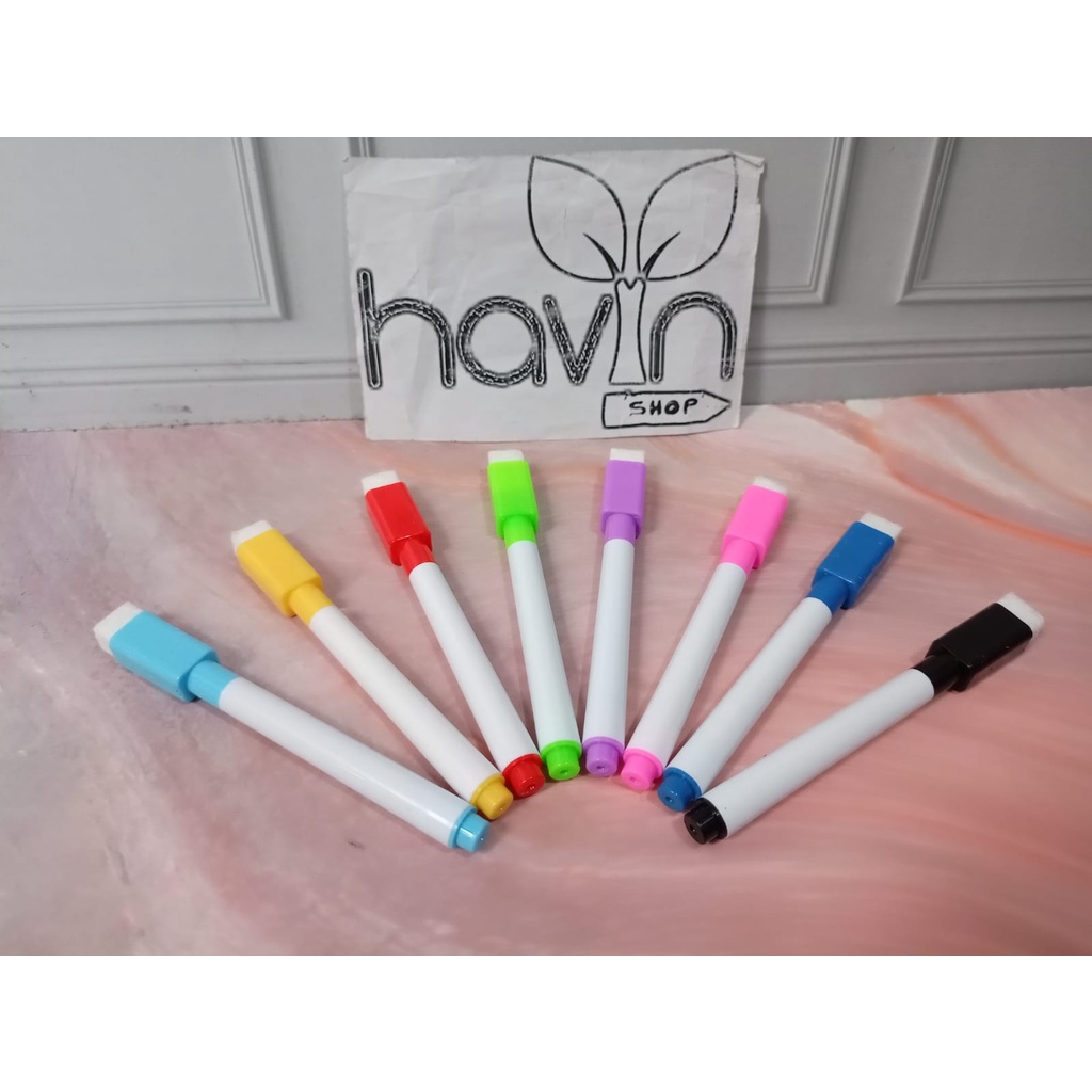 

SPIDOL WHITEBOARD MINI WARNA WARNI bisa dihapus