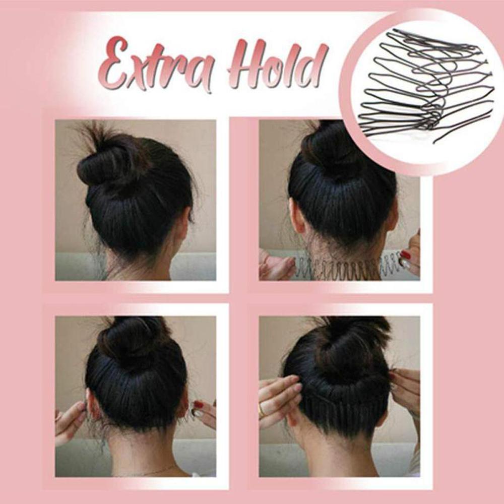 Lanfy Klip Rambut Wanita High-cut Aksesoris Rambut Poni DIY Alat Mengepang Rambut Hairstyle Twist Styling Clip