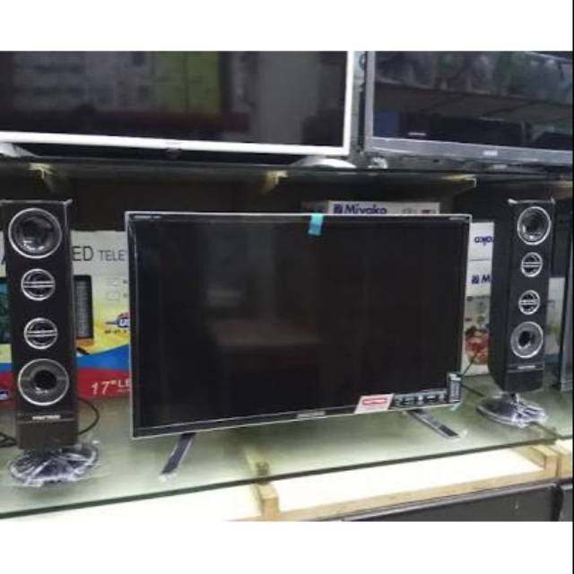 LED POLYTRON + TOWER SPEAKER 32 INCI