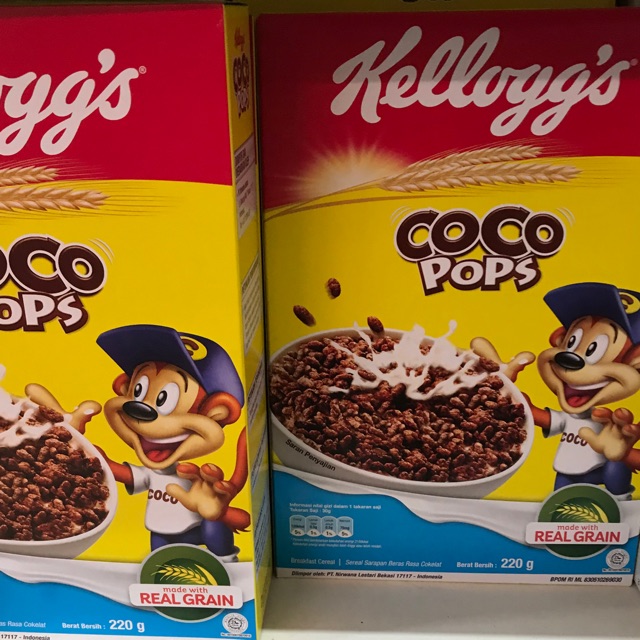 

Kellogg’s Coco Pops ukuran 220gram