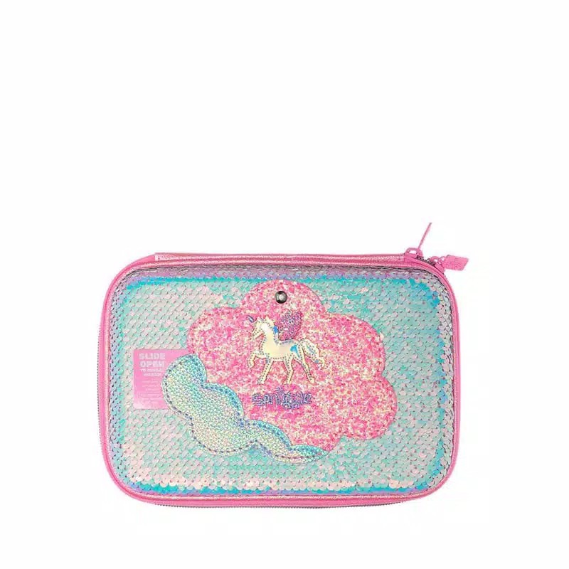 

Smiggle Pencil Case Hardtop Mirror Lunar