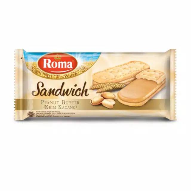 ROMA SANDWICH RASA COKELAT PEANUT BUTTER