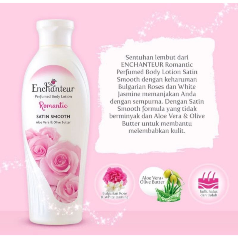 Enchanteur hand &amp; body lotion 200ml+50ml