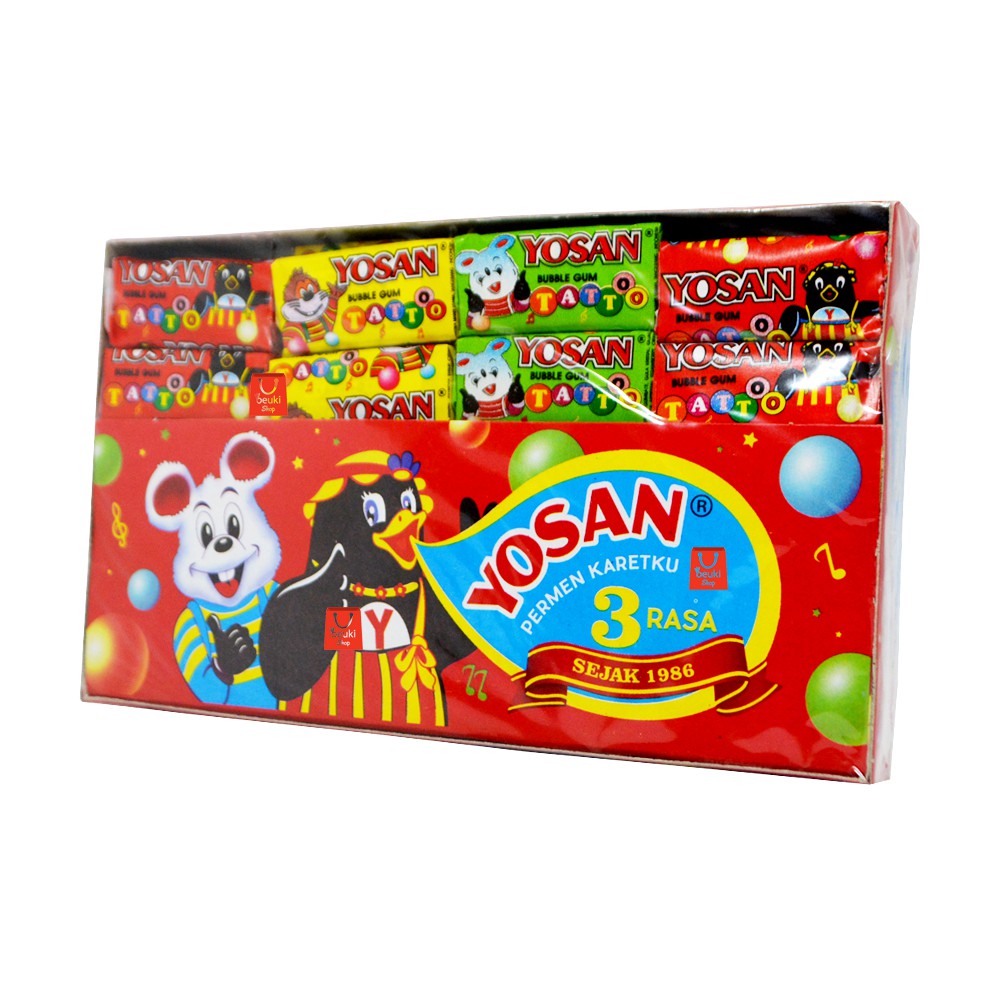 

Yosan Bubble Gum Aneka Rasa Permen Karet Legenda - 138gr