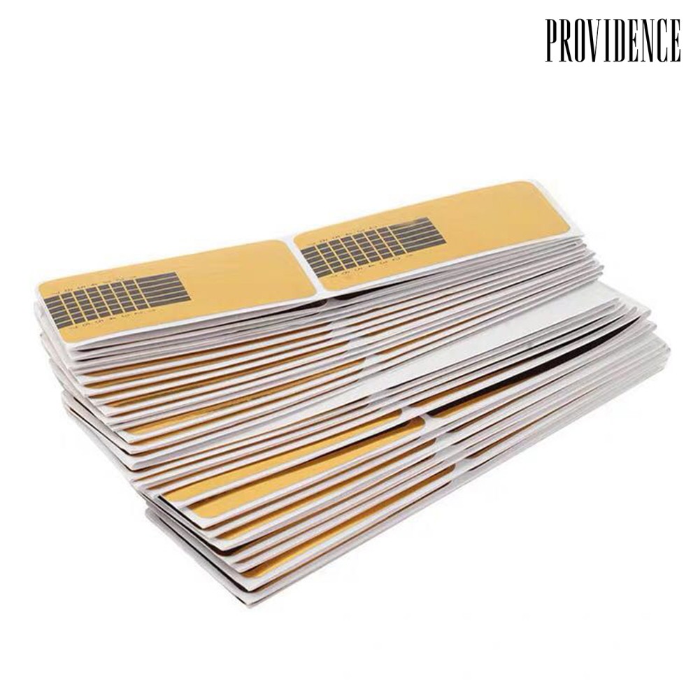 Providence 100pcs/set Stiker Pembentuk Kuku Akrilik Untuk Nail Art