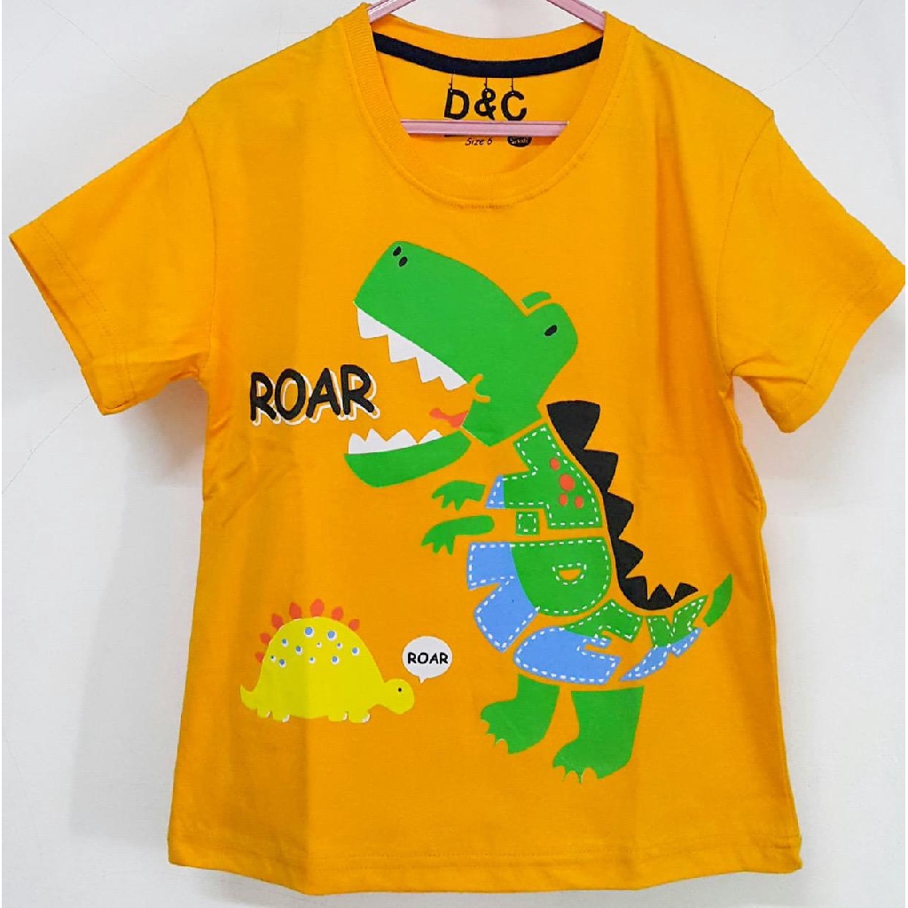  KAOS  ANAK  DINO DINOSAURUS  PARK KAOS  KARAKTER ANAK  LAKI 