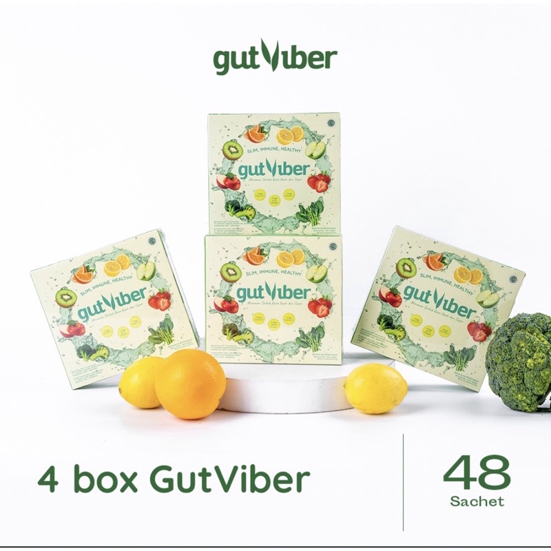 GUTVIBER 5 Box  FREE YOGA MET Isi 60 SACHET