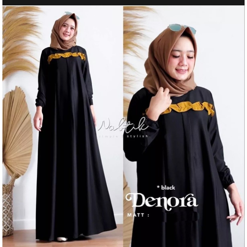 gamis DENORA DRESSS /gamis terbaru / gamis remaja