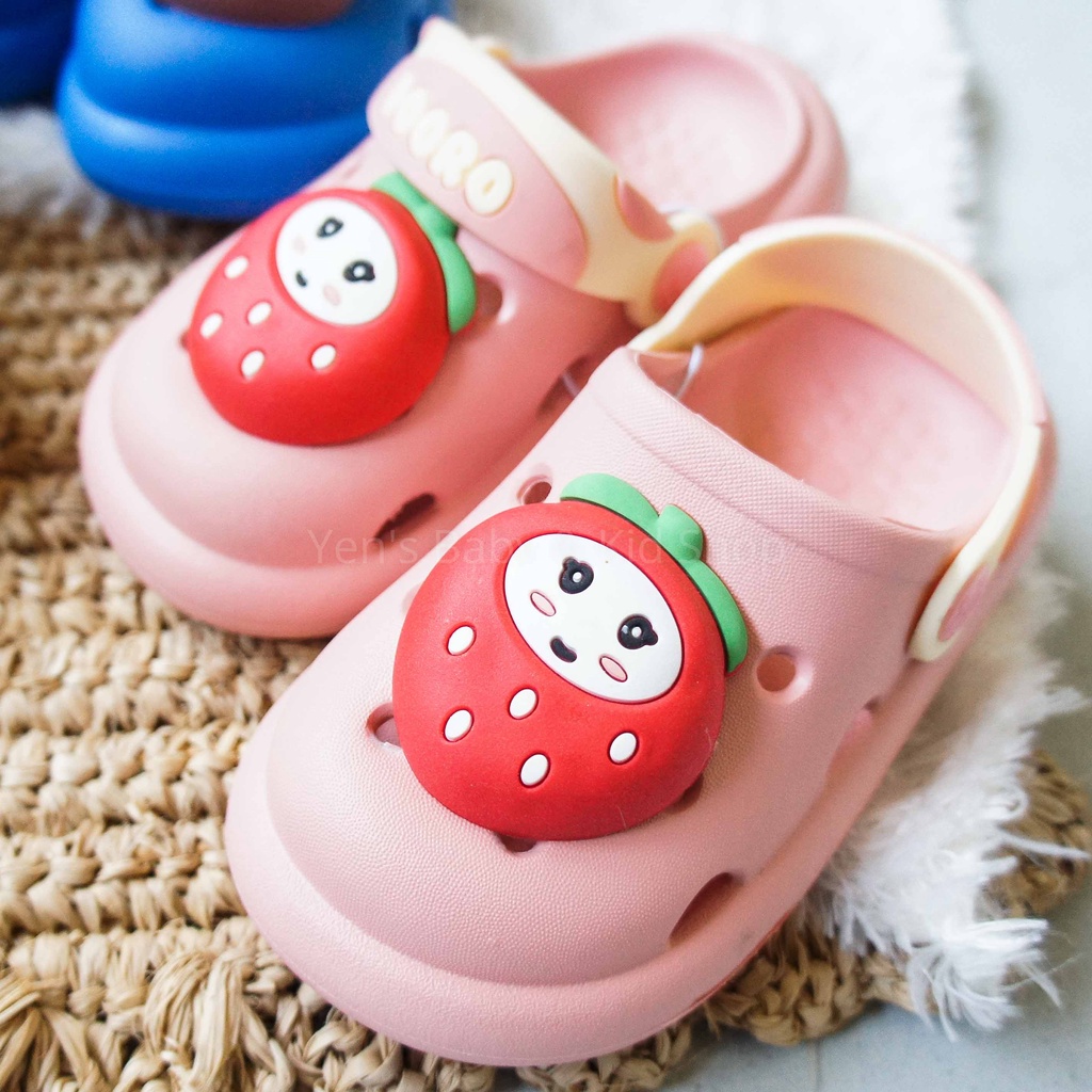 CREAM FAMILY Sandal Bakpao Karakter / Sendal Anak Kiyowo